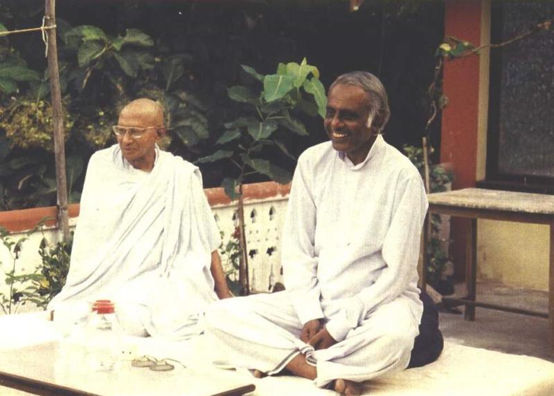 With Munindaji, India, 1990s