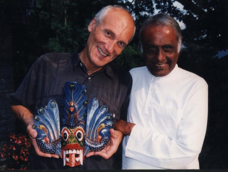 With Martyn, Switzerland, 1998
