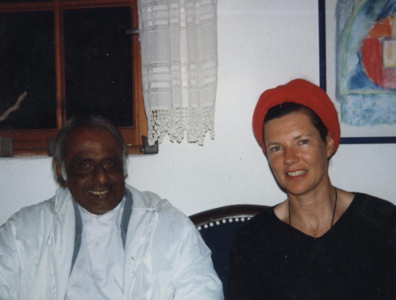 With Evelyn, Switzerland, 1998