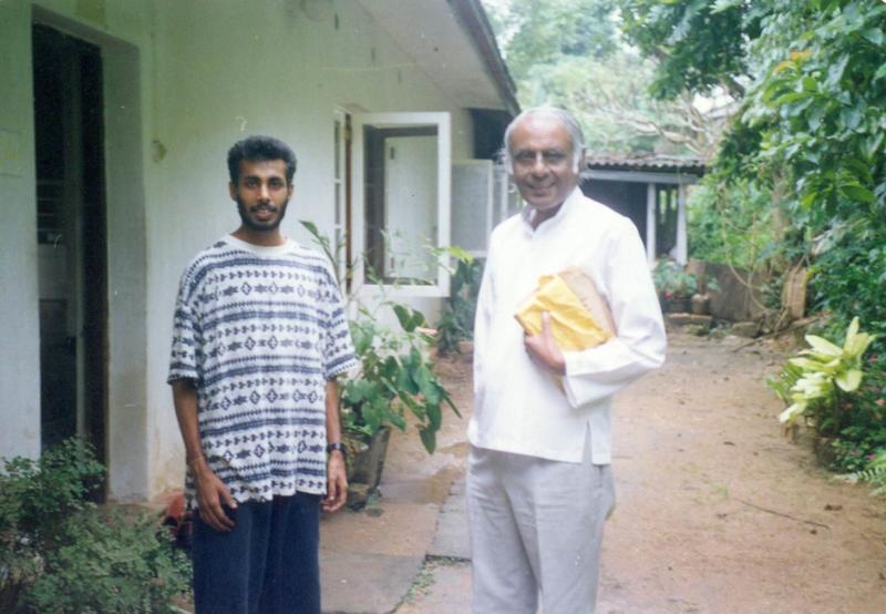 With Mahesh at Lewella, Sri Lanka, 1990s